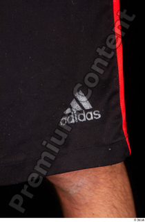 Danior black shorts dressed sports thigh 0009.jpg